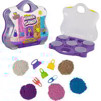 Spin Master Kinetic Sand - Valise de jeu de couleurs, Jeu de sable 