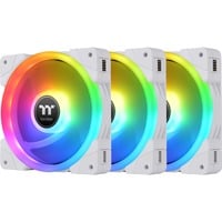 Thermaltake SWAFAN EX12 RGB Ventilateur de refroidissement PC Blanc TT Édition Premium ventilateurs de boîtier Blanc, 3 pièces, 120 x 120 x 25 mm