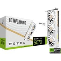 ZOTAC GeForce RTX 5070 AMP WHITE Edition, Carte graphique 
