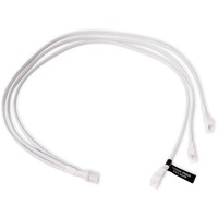 Alphacool Diviseur de câble en Y 4 broches vers 3x 4 broches PWM, 60 cm Blanc