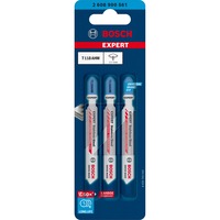 Bosch 2 608 900 561 Lame de scie sauteuse, à chantourner et sabre Lames de scie sauteuse Carbone 3 pièce(s) Lames de scie sauteuse, Acier inoxydable, Carbone, Gris, 1,1 mm, 3 mm
