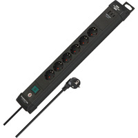 Brennenstuhl Multiprise Premium-Line 6 prises avec 2x USB-C PD, 1x USB-A Noir