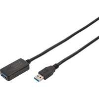 Digitus Câble d'extension USB 3.2 Gen 1 actif, 5 mètres Noir