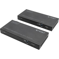 Digitus Kit d'extension KVM HDMI 4K HDBaseT 2.0, Extension HDMI Noir