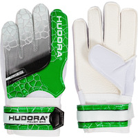 HUDORA Gants de gardien pour enfants, vert, taille S Vert/Blanc