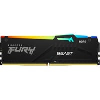 Kingston FURY Beast RGB 32 Go DDR5-5200 (1x 32 Go) mémoire vive Noir, KF552C40BBA-32, XMP 3.0