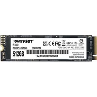 Patriot P320 512 Go SSD PCIe 3.0 x4, NVMe 1.3, M.2 2280