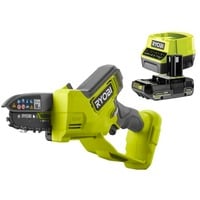 Ryobi Scie à élaguer sans fil ONE+ RY18PSX10A-120, 18 Volts, Scie de taille Vert/Noir