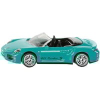 SIKU Porsche 911 Turbo S Cabriolet, Modèle réduit de voiture Turquoise/Noir