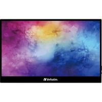 Verbatim 49593 écran plat de PC 43,9 cm (17.3") 1920 x 1080 pixels Full HD LCD Écran tactile Noir Moniteur Noir, 1x HDMI, 2x USB-C, 1x USB-A, 43,9 cm (17.3"), 1920 x 1080 pixels, Full HD, LCD, 6 ms, Noir