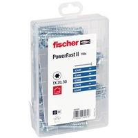 fischer Meisterbox PowerFast II tête ronde VG TX, Jeu de vis 
