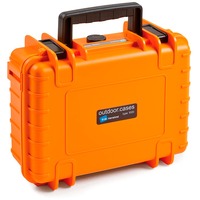 B&W 1000/O/SI Boîte à outils Orange Polypropylène (PP), Valise Orange, Orange, Polypropylène (PP), Résistant à la poussière, Résistant à l’eau, 248,92 x 175,26 x 93,98 mm, 269,2 mm, 215,9 mm