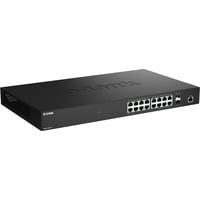 D-Link DMS-1250-18/E commutateur réseau Géré L2 2.5G Ethernet (100/1000/2500) Noir, Switch Noir, Géré, L2, 2.5G Ethernet (100/1000/2500), Grille de montage