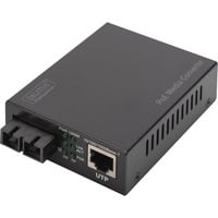 Digitus Convertisseur de média Gigabit PoE, RJ45 / SC, SM, PSE, Media Converter 
