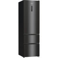 Hisense RM469N4AFD1 Pose libre 368 L Noir, French Door Acier inoxydable (foncé), 368 L, SN-N, 13 kg/24h, D, Nouvelle zone compartiment, Noir
