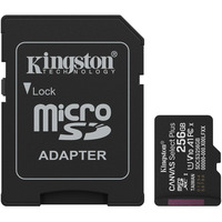 Kingston SDCS3/256GB, Carte mémoire Noir