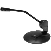 Lindy Microphone de bureau jack 3.5mm Noir, Microphone de conférence, 54 dB, 30 - 10000 Hz, 0,5%, 2200 Ohm, Unidirectionnel
