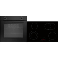 Respekta 15110000000726, Jeu de cuisinière Noir