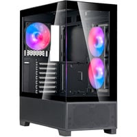 SilverStone Lucid 05 boîtier midi tower Noir | 2x USB-A | 1x USB-C | RGB | Verre Trempé