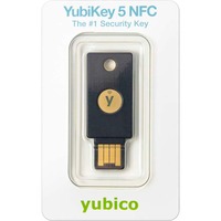 Yubico YubiKey 5 NFC, Clé de sécurité Noir/Or