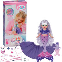ZAPF Creation BABY born Glam Up Aura, Poupée rose fuchsia