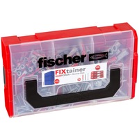 fischer FixTainer - DUOPOWER 536162, Cheville Gris clair/Rouge