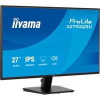 iiyama ProLite X2792QSU-B1 écran plat de PC 68,6 cm (27") 2560 x 1440 pixels Quad HD LED Noir Moniteur Noir (Mat), 1x DisplayPort, 1x HDMI, 2x USB-A, 120 Hz, 68,6 cm (27"), 2560 x 1440 pixels, Quad HD, LED, 3 ms, Noir