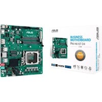 ASUS Pro H610T D4-CSM Intel H610 LGA 1700 mini ITX carte mère socket 1700 Intel, LGA 1700, Intel® Celeron®, Intel® Core™ i3, Intel® Core™ i5, Intel® Core™ i7, Intel® Core™ i9, Intel® Pentium®, DDR4-SDRAM, 64 Go, SO-DIMM