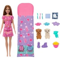 Barbie – Coffret Soirée Pyjama Chiots, Poupée Poupée mannequin, Femelle, 3 an(s), Fille, 220 mm, 280 g