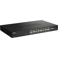 D-Link DMS-1250-28/E commutateur réseau Géré L2 2.5G Ethernet (100/1000/2500) Noir, Switch Noir, Géré, L2, 2.5G Ethernet (100/1000/2500), Grille de montage