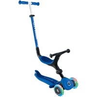 GLOBBER Go-Up Active Lights, Trottinette Bleu/bleu foncé