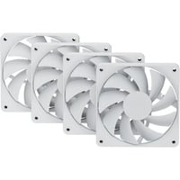 HYTE FA12 ventilateurs de boîtier Blanc, 4 pièces, 120 x 120 x 25 mm, PWM, 4 pièces, 120 x 120 x 25 mm, PWM, 4 pièces
