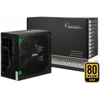 Inter-Tech HA-1200BA4 alimentation  1200 watt Noir, 1x 12V-2x6, 3x PCIe