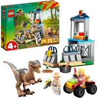 LEGO Jurassic World - L'évasion du vélociraptor, Jouets de construction 76957