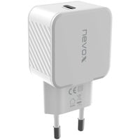Nevox HC-2008 Blanc Intérieure chargeur Blanc, 1x USB-C, Intérieure, Secteur, Blanc