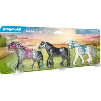 PLAYMOBIL Country - 3 chevaux: Frison, Knabstrupper et Andalou, Jouets de construction 70999