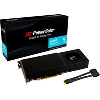 PowerColor Radeon AI PRO R9700, Carte graphique Noir, 4x DisplayPort