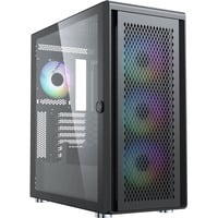 Silentware boîtier midi tower Noir | 2x USB-A | RGB | Verre Trempé
