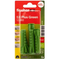 fischer SX Plus Green 12x60 K 6, 567868, Cheville Vert