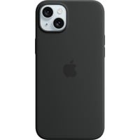 Apple Coque en silicone avec MagSafe pour iPhone 15 Plus, Housse/Étui smartphone Noir