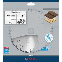 Bosch 2 608 837 698 lame de scie circulaire 18,4 cm 1 pièce(s) Bois dur, Bois tendre, 18,4 cm, 1,6 cm, 1,1 mm, 7900 tr/min, 1,6 mm