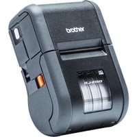 Brother RJ-2150 Imprimante avec un port infrarouge 203 x 203 DPI Avec fil &sans fil Thermique directe Imprimante mobile, Imprimante à reçu Noir, Thermique directe, Imprimante mobile, 203 x 203 DPI, 6 ips, 152 mm/sec, 6 cm