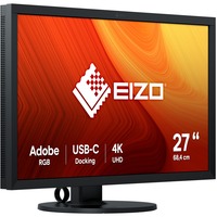 EIZO CS2740 ColorEdge 26.9" 4K Ultra HD Moniteur Noir, 68,6 cm (27"), 3840 x 2160 pixels, 4K Ultra HD, LED, 10 ms, Noir