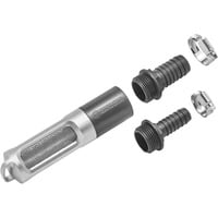 GARDENA Filtre d'aspiration en métal avec clapet anti-retour, 19mm (3/4") / 25mm (1") Gris/Argent