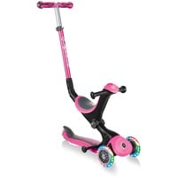 GLOBBER Go-Up Deluxe Lights, Trottinette rose fuchsia