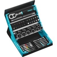 Hazet Jeu d'embouts SmartCase 2200SC-2, 50 pièces, Set d'embouts de vissage Noir/Bleu