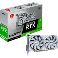 MSI VENTUS RTX 3050 2X XS WHITE 8G OC NVIDIA GeForce RTX 3050 8 Go GDDR6, Carte graphique GeForce RTX 3050, 8 Go, GDDR6, 128 bit, 7680 x 4320 pixels, PCI Express x8 4.0