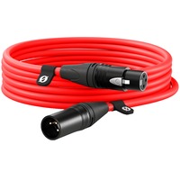 Rode Microphones Premium XLR-Kabel XLR6M-R red, Câble Rouge
