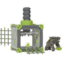 Schleich ELDRADOR CREATURES BattleCave Marteleur de pierre, Figurine Action/Aventure, 6 an(s), Vert, Gris
