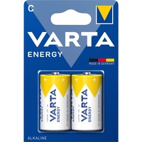 Varta ENERGY C Batterie à usage unique LR14 Alcaline Batterie à usage unique, LR14, Alcaline, 1,5 V, 2 pièce(s), 50 mm